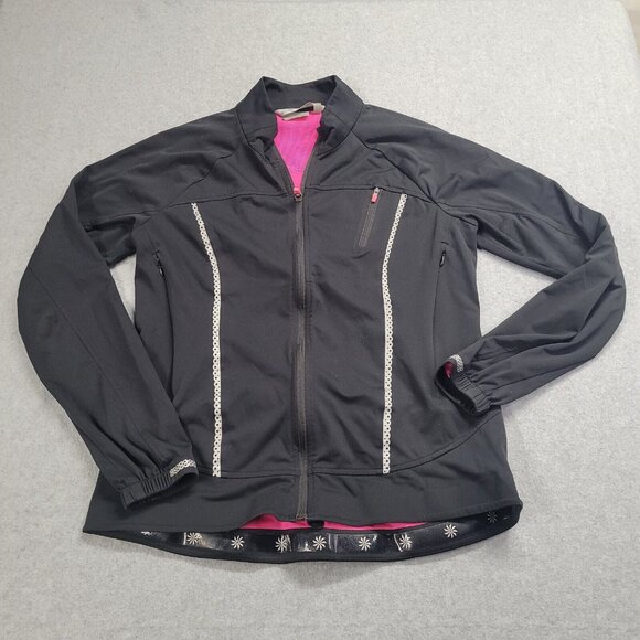 Athleta Jacket‎ Black Full Zip Lightweight Comfy Queen Of The Mountain Medium - Picture 1 of 12